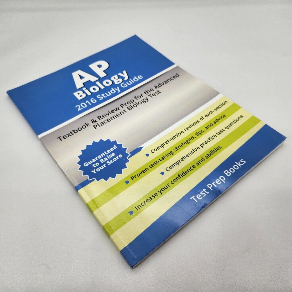 AP Biology 2016 Study Guide: Textbook and Review Prep for the AP Biology Test